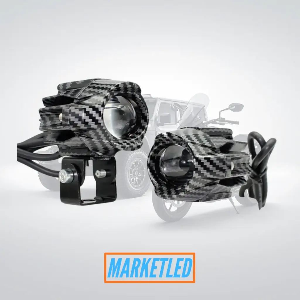 LED 1X1 BALA FIBRA DE CARBONO (PAR)