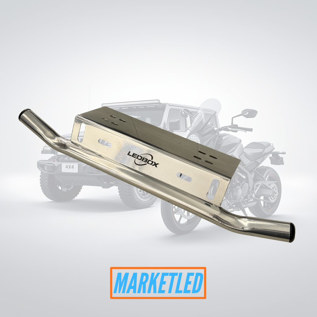 Porta placa metalico