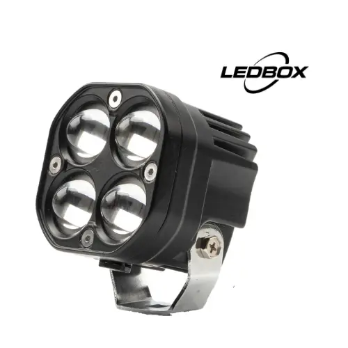 FOCO 4X4 LUPA CUADRADO S/MICA